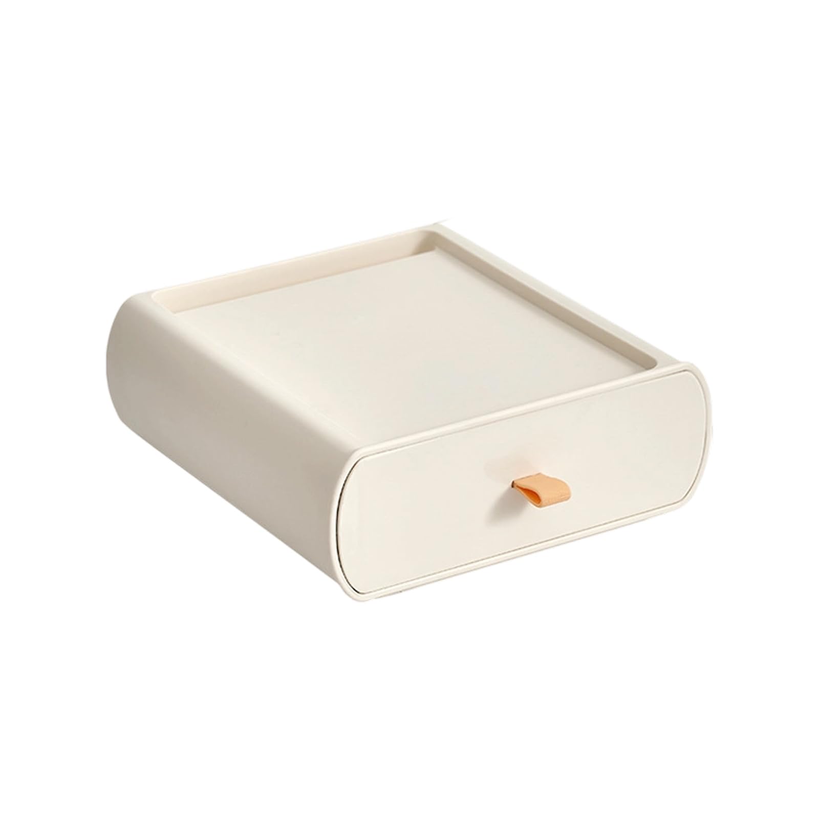 Buxuaaaa Frostywhite Portable Clear Drawer Box Stackable With Nonslip Bottom Maximizing Space Multipurpose Box