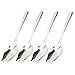 Sporks 4-pack 18/10 Stainless Steel Sporks 5.9 inch Spork Spoon for ice Cream Spoon & Salad Forks, Fruit Appetizer Dessert, Silver