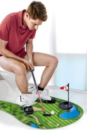 GOODLYSPORTS Toilet Golf Gag Gifts for Men, White Elephant Gifts ...
