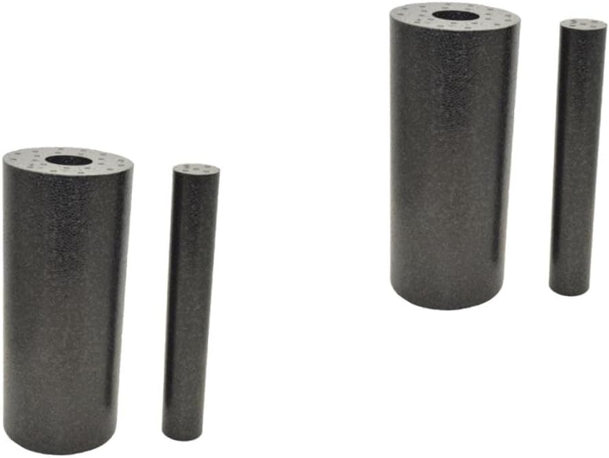 Totority 2sets Hollow Dual-use Yoga Column Set Muscle Relaxing Massage Bar for Myofascial Release and Fitness Non-Slip Foam Roller for Muscle Recovery and Tension Relief
