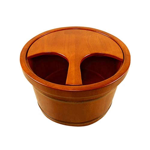 Cubeta de baño de pies de madera para remojar
