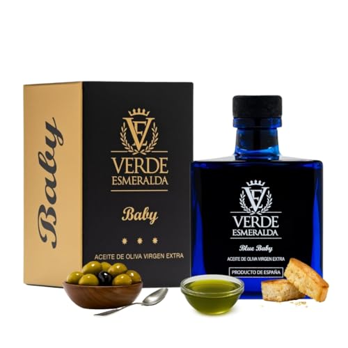 Verde Esmeralda Aceite de Oliva – Variedad Ecológico Orgánico | Edición Especial de España-Jaén, 100ml – Aceite Premium sabor a hoja verde, plátano y almendra, con amargor elegante y final sedoso.