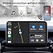 Wireless CarPlay Adapter, Plug & Play Converts Wired CarPlay to Wireless, Convert Wired to Wireless CarPlay Fit for Cars from 2015 & for iPhone iOS 10+