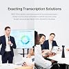 IPEVO Vocal Bluetooth Speakerphone + Vurbo.ai Pro Software, AI Real-Time Transcription, Translation for 100 Languages, Summarization, Meeting Minutes, Note-Taking, 40Hr Battery Life, AI Solutions