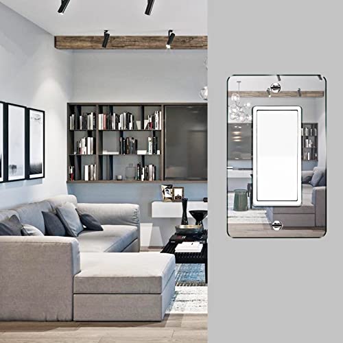 Mirror Outlet Covers Wall Plate Durable Light Switch Plates Acrylic Mirrored Switch Plates And Outlet Covers Decorative Plates #TOP2