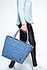 Handed By Handgewebt Paris shopper Tasche, Blau (Blau (Dusk Blue)), 27 x 31 x 24 cm #1