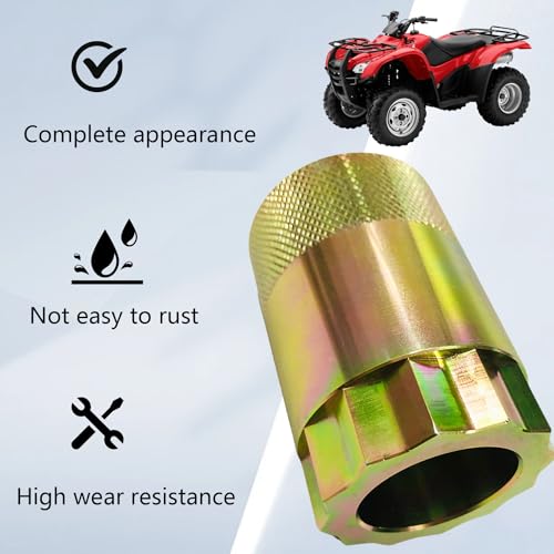 Image of Pinion Bearing Nut Tool for Foreman Rubicon Rancher 350 420 500 520 | Differential Pinion Bearing Lock Nut Socket, for TRX 350 350D TRX300FW 350FE /FM 420 500 520
