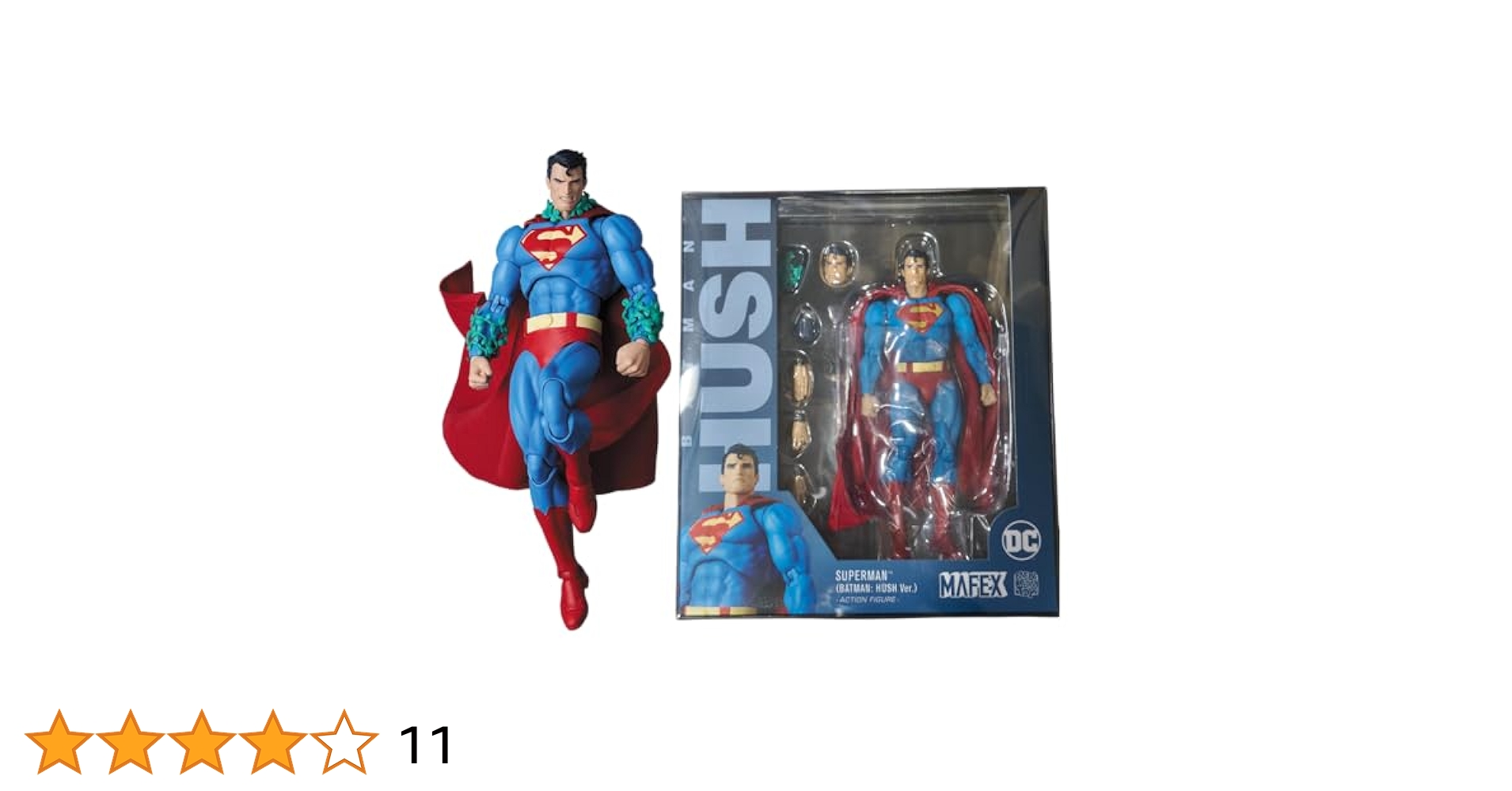 希少！ MAFEX スーパーマン BATMAN HUSH Medicom Toy MAFEX DC Comics Batman Hush Superman Action