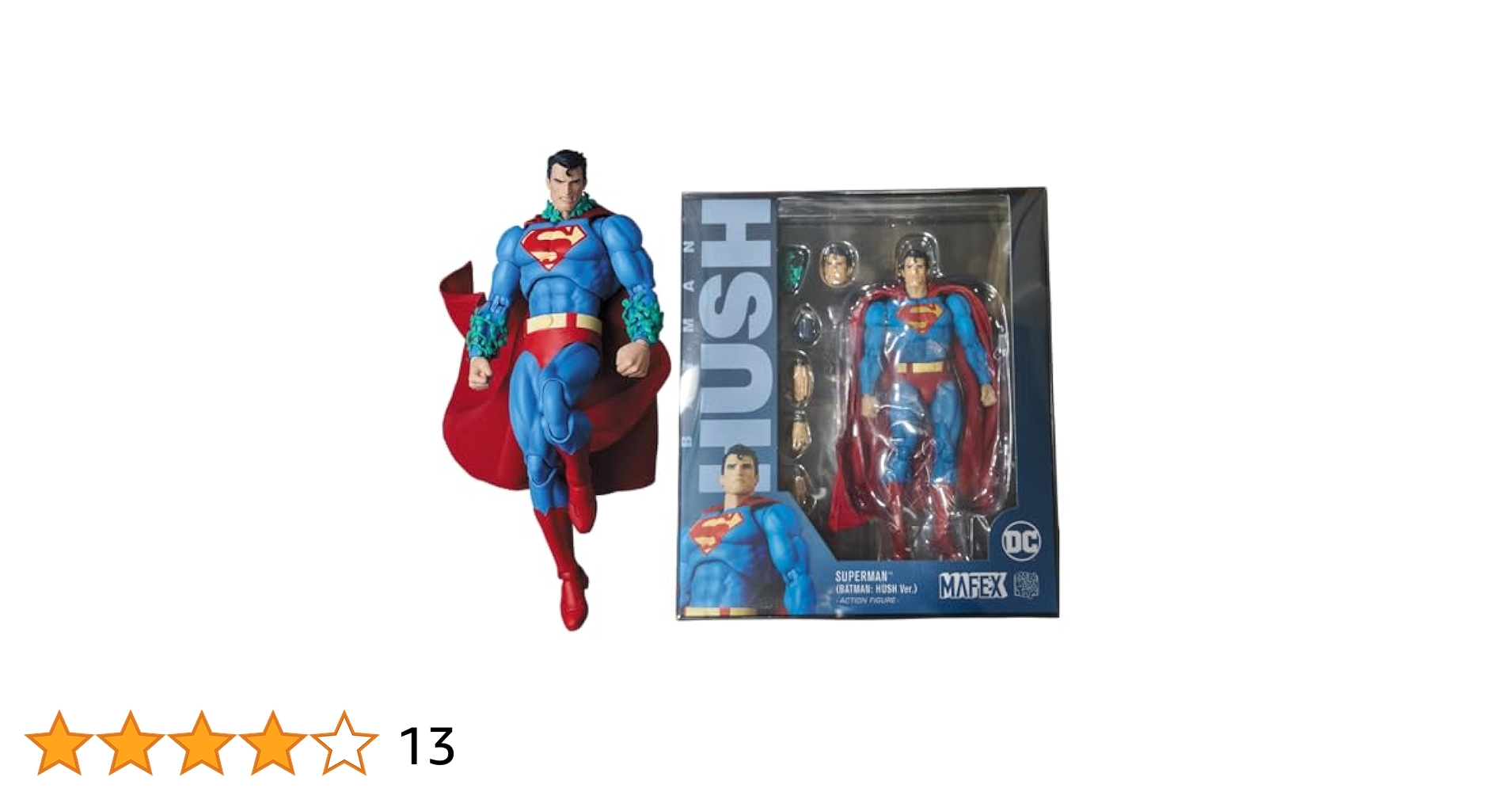 MEDICOM TOY MAFEX Superman(Hush Ver.) Action Figure