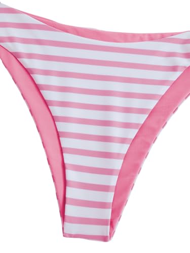 Image of RoseSeek Girl's 2 Piece Swimsuits Floral Gingham Halter Triangle Wireless Bikini Bathing Suit