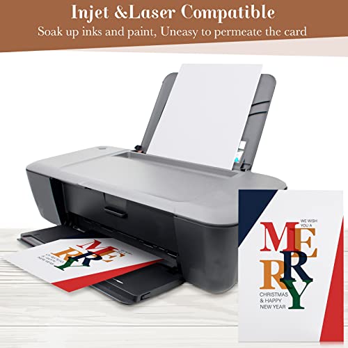 Seajan 300 Sheets White Cardstock 6 X 9 Blank Heavy Weight Printer Paper For Invitation Thick Paper 93Lb Cover 250Gsm Card Stock For Printer Index Cards Cover Postcards Blank Index #TOP2