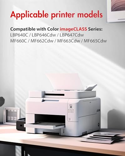 Image of 075 075H Compatible for Canon 075 075H Toner cartridges 4 Pack