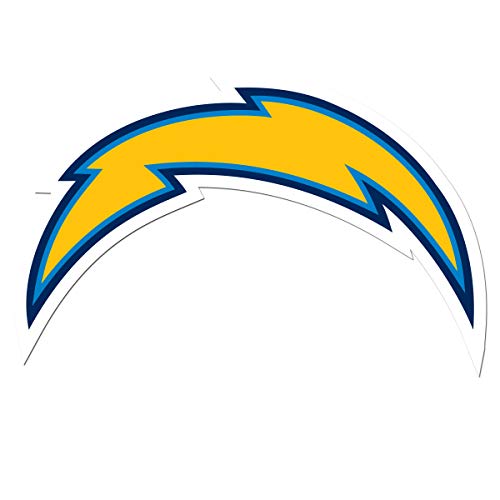 NFL Siskiyou Sports Fan Shop Los Angeles Chargers Auto Decal 8 inch sheet Team Color