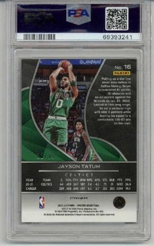2021 Panini Spectra Celestial #16 Jayson Tatum Boston Celtics Psa 10 Low Pop - Basketball Cards