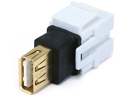 Monoprice 106561 Keystone Jack USB 2.0 A hembra a A hembra miniatura 1
