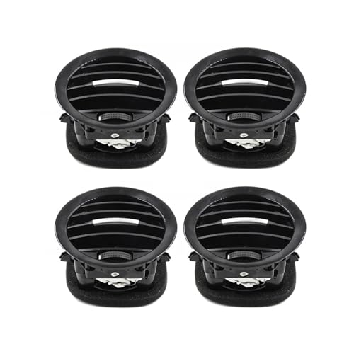 Bouches d'aération chrome Opel Adam et Corsa D grille de climatisation x4