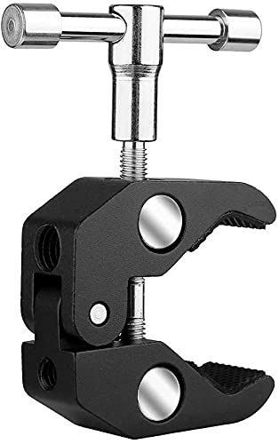 E-Image EI-A05 Photography Super Clamp | with 1/4 and 3/8 Thread | for Cameras/Lights/Umbrellas/Hooks/Shelves/Plate Glass/Cross Bars | Payload 4 Kg (B0100A81IC) Amazon Price History, Amazon Price Tracker