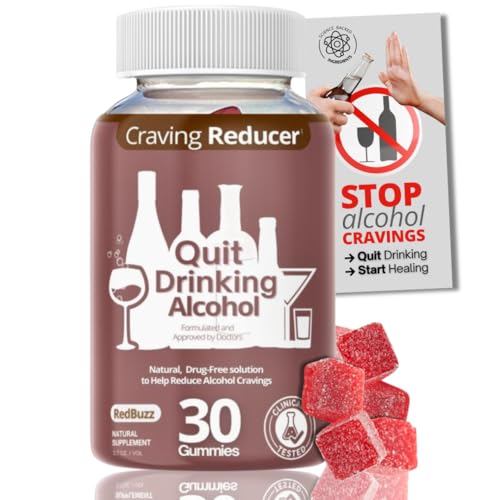 Health Chews Quit Drinking Alcohol Aid | 100% Drug-Free Natural Works Fast Support Gummies to Help Less Cravings Suppress Triggers Before During & After Quitting