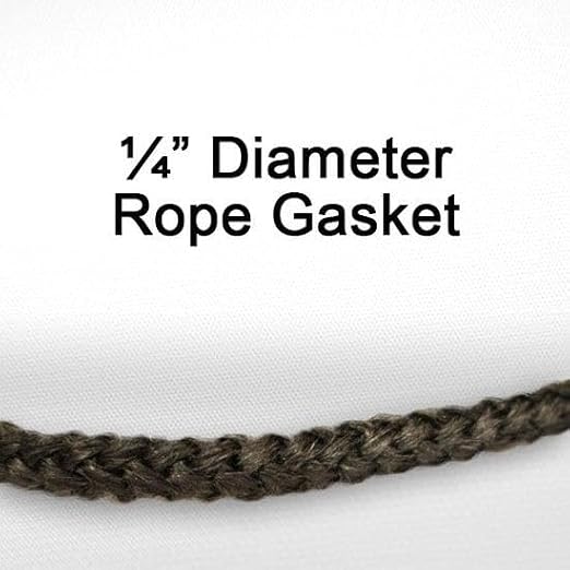 Jtul Door Rope Gasket Kit 7ft (1/4 x 7ft Gasket + Adhesive) | Part #04-200025, 200025, 200024