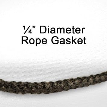 Jtul Door Rope Gasket Kit 7ft (1/4 x 7ft Gasket + Adhesive) | Part #04-200025, 200025, 200024