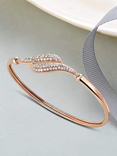 CZ Bangle Style Brass Kada For Women