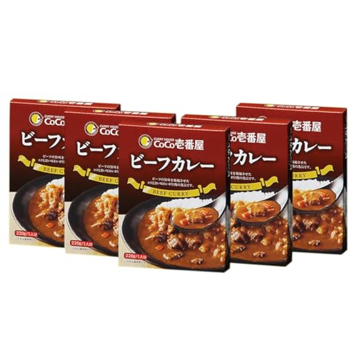 [いつもの味を、ご家庭で!] ココイチ カレー Qセット (ビーフ5個)|CoCo壱番屋 常温保存 簡単 時短 自宅用 キャンプ プレゼント お試し ふるさと納税 [0558]