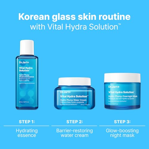 Dr.Jart+ Vital Hydra Solution Hydro Plump Overnight Korean Face Mask with Hyaluronic Acid for Glass Skin | Korean Skin Care, 2.53 Fl Oz - Image 7