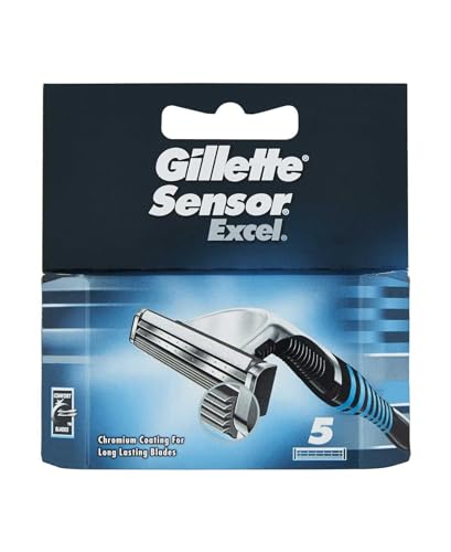 Gillette Sensor Excel Refill Razor Blade Cartridges - 5 Blades Cartridges