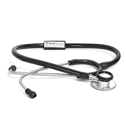 Image of RCSP Stethoscope for Doctors Micro Plus Students Medical Professional Version Black