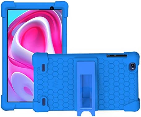 M8L Plus Tablet Case, Transwon Kids Case Cover for BLU M8L Plus Tablet 8 Inch, BLU M8L Plus Tablet Case - Blue