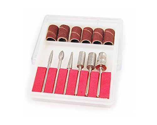 Zxuy 6Pc Nail Drill Bits For Machine Replacement 3/32" Shank Size Acrylic Art #TOP4