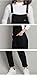 Gihuo Women's Loose Fit Denim Overalls Baggy Bib Jean Overalls Fashion Adjustable Straps Jumpsuits(-Black-L)