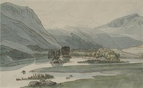 Poster Impression Tableaux Graffiti Art Mural Rydal Water : Décoration Murale Toile 60x90