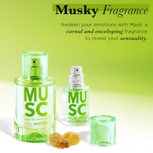 Image of Solinotes Musk Eau de Parfum, Rose & Cedar, for Women & Men, 1.7 Fl Oz