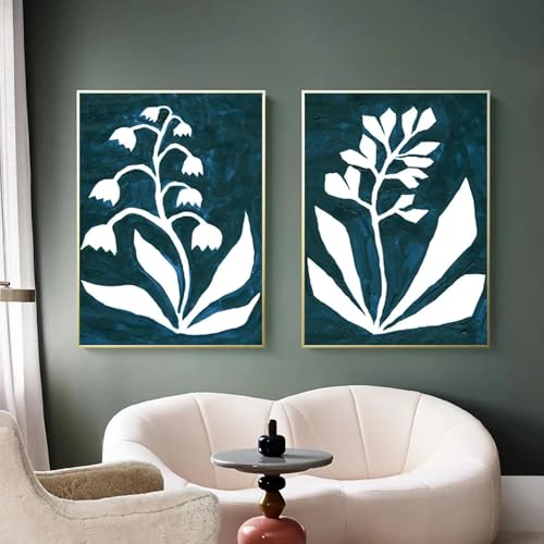 Peinture sur toile abstraite inspirante, l'esprit bohème moderne au cœur de votre maison - 3