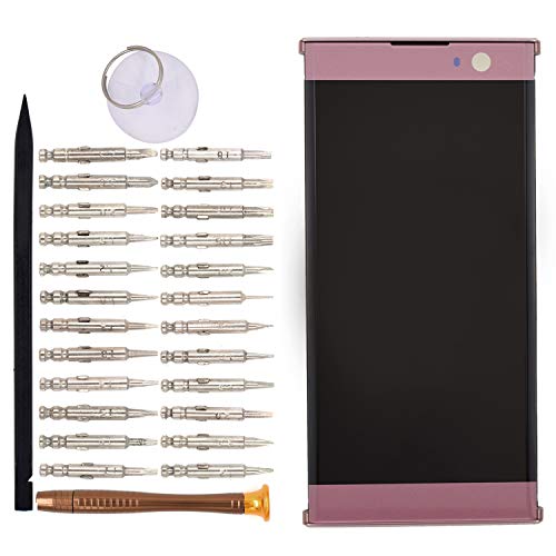 Image of LCD Touch Digitizer Screen Assembly with Frame for Sony Xperia XA2 H3113 H3123 H3133 H4113 H4133 Pink
