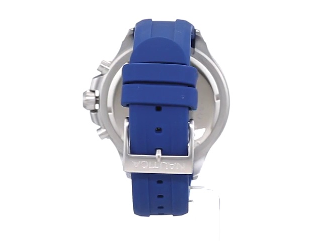 Orologio Nautica Uomo NAD19562G – Cronografo Al Quarzo, Cinturino In Silicone Blu, Cassa 47mm, Impermeabile 100m - 2