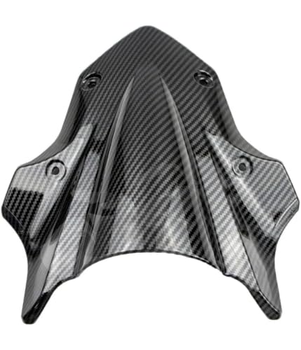 Pare-brise carbone Z900 2017 2018 2019 noir : saute-vent moto et protection aérodynamique