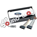 Size: 1 DIN Sound-Way - Kit de Montaje Marco Adaptador autoradio 1 DIN para Ford Focus/Fiesta/Mondeo/Escort/Transit + Conector ISO y Llaves