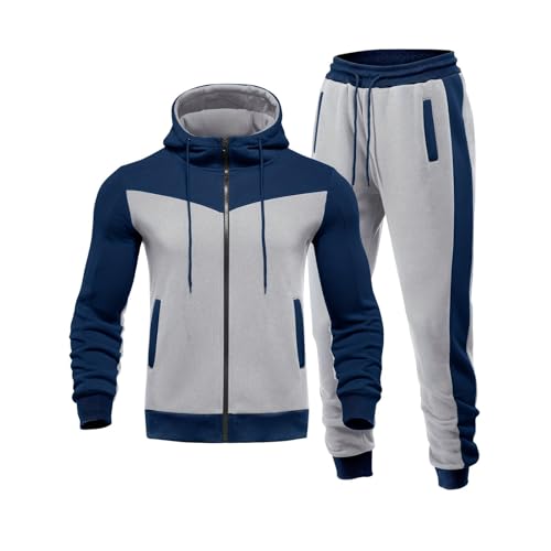 Track Suits for Men Set Full Zip Fleece Sweatsuit Outdoor Jogging Men Tracksuits Sport2