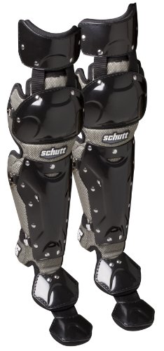 Schutt Sports Scorpion Double Knee Leg Guard (Black, 16-Inch) #TOP22