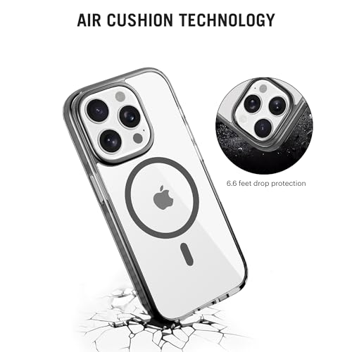 Image of DailyObjects Stride 3.0 Clear MagSafe Phone Case Cover for iPhone 15 Pro Max