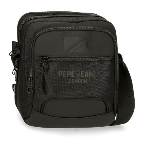 Pepe Jeans Bromley Petit sac à bandoulière vert 12 x 16 x 3,5 cm Polyester, vert, Talla única, Petit sac à bandoulière