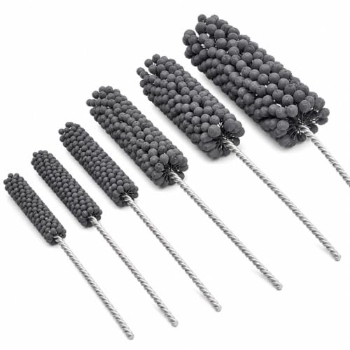 Cepillo de bola flexible para eliminar rebabas y pulir cilindros con precisión