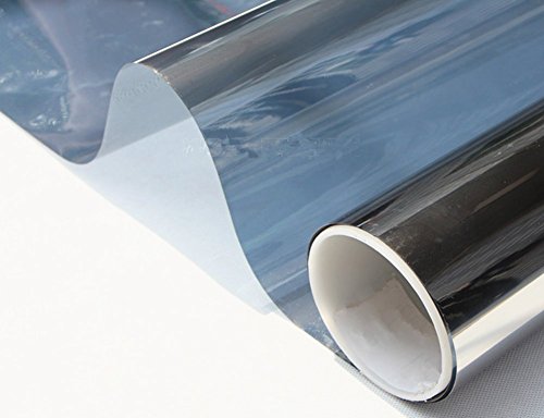 Vinilo Reflectante Privacy Window 24"x60" Plata Moyishi miniatura 6