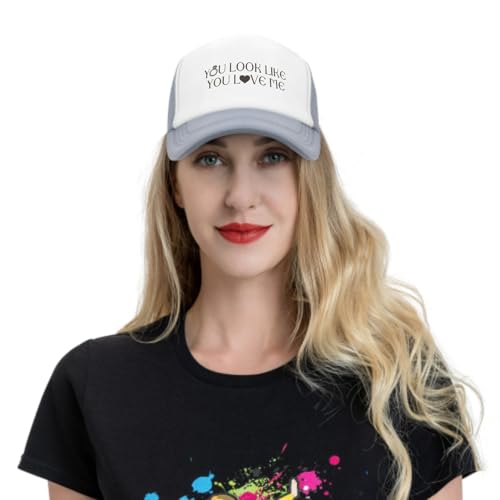 Image of Funny Trucker Hats,Trucker Hat Baseball Cap for Women Snapback Adjustable Hat Humor Gift Men