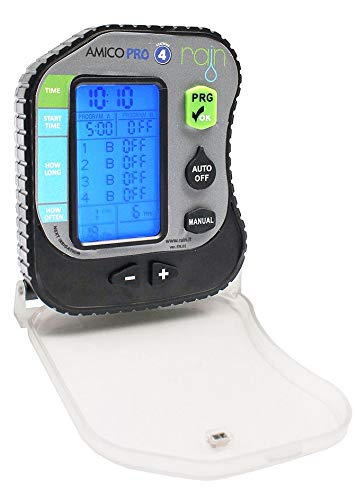 Programmatore a batteria per irrigazione RAIN AMICO PRO 1 con elettrovalvola stagna IP68
