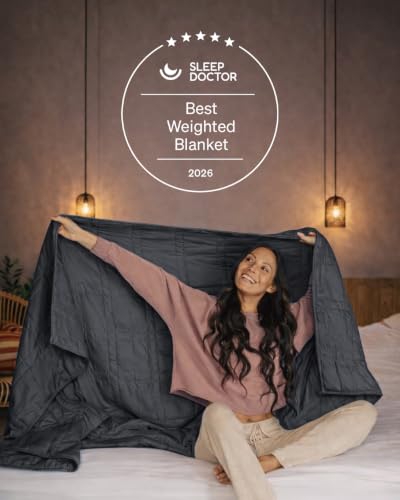 Image of Baloo Weighted Blanket for Adults 25 lb King (Midnight, 80 inchx87 inch)