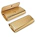 DETARA Woven Evening Clutch Purse for Women Fashionable PU Leather Handbag Stylish Shoulder Bag Ideal for Wedding Party and Prom (Gold 7018)