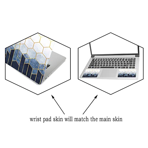 Artso Laptop Skin Sticker Decal, 12" 13" 13.3" 14" 15" 15.4" 15.6 Inch Laptop Universal Netbook Pc Notebook Vinyl Reusable Skin Sticker Cover Art Case Protector Personalized,Abstract Cubes #TOP4